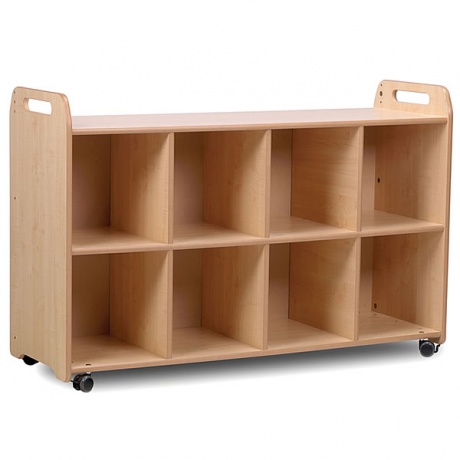 4 Column Classroom Storage Unit with Optional Storage Trays